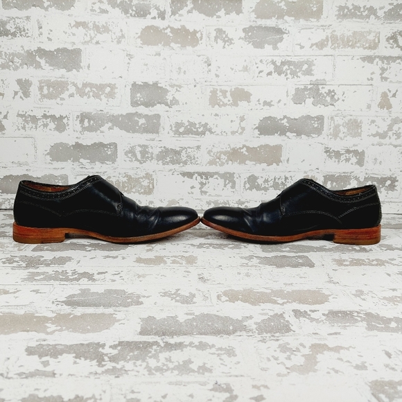 Johnston & Murphy Black Leather Slip On Buckle Monk Strap Mens Shoes O 489 main image 11